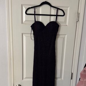 Windsor Elegant Purple Lace Dress